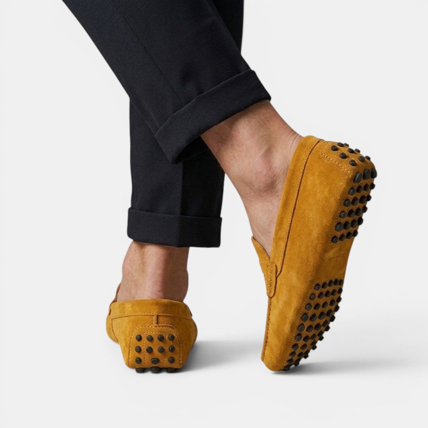 Mocassins Penny Driver en Daim pour Homme 20