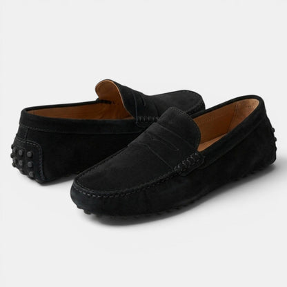 Mocassins Penny Driver en Daim pour Homme 5