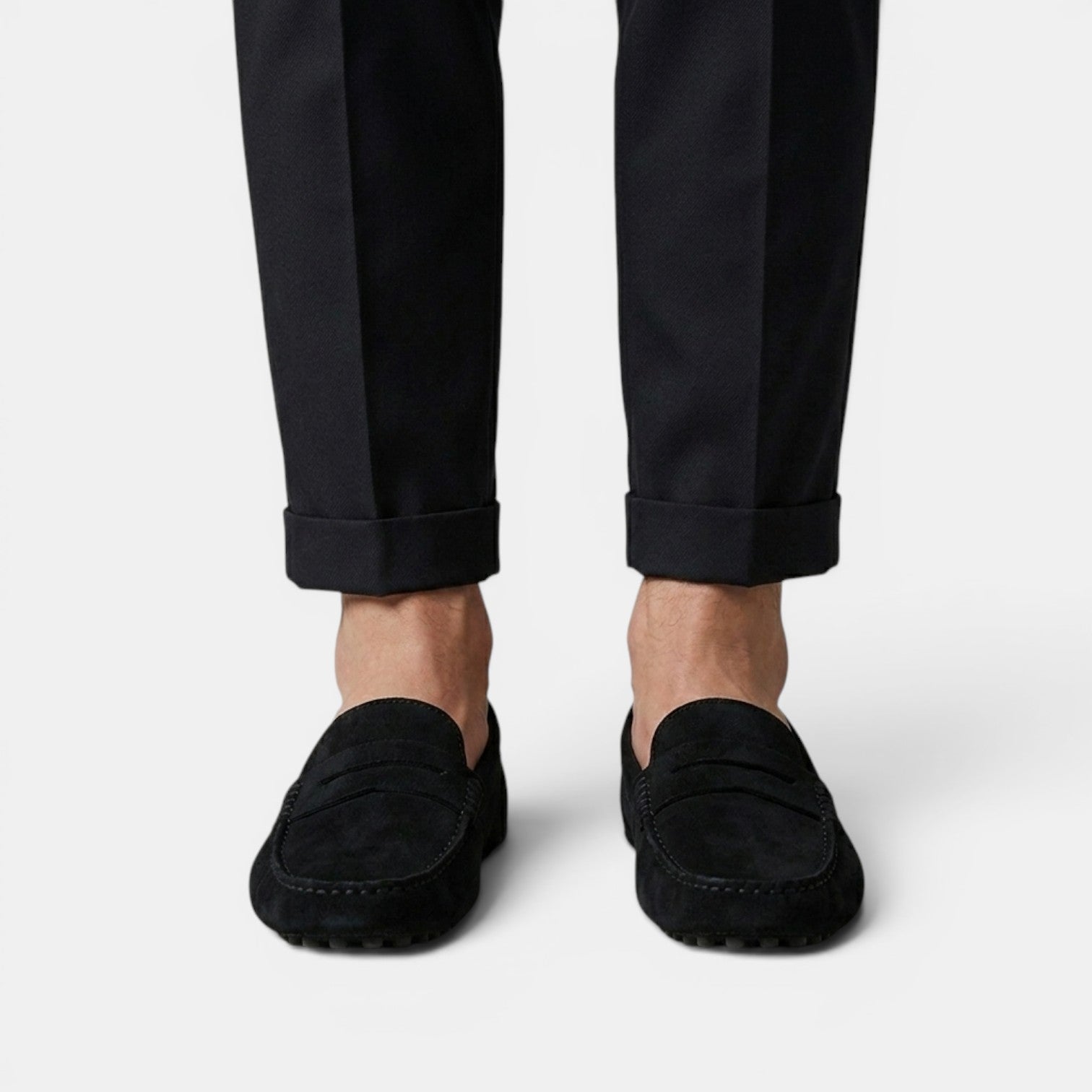 Mocassins Penny Driver en Daim pour Homme 7
