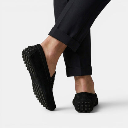 Mocassins Penny Driver en Daim pour Homme 8