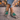 Mocassins à bout pointu en suédine pour femme avec pompons 3