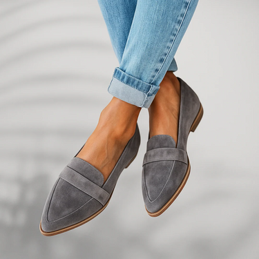 Mocassins à bout pointu pour femme avec bride 2