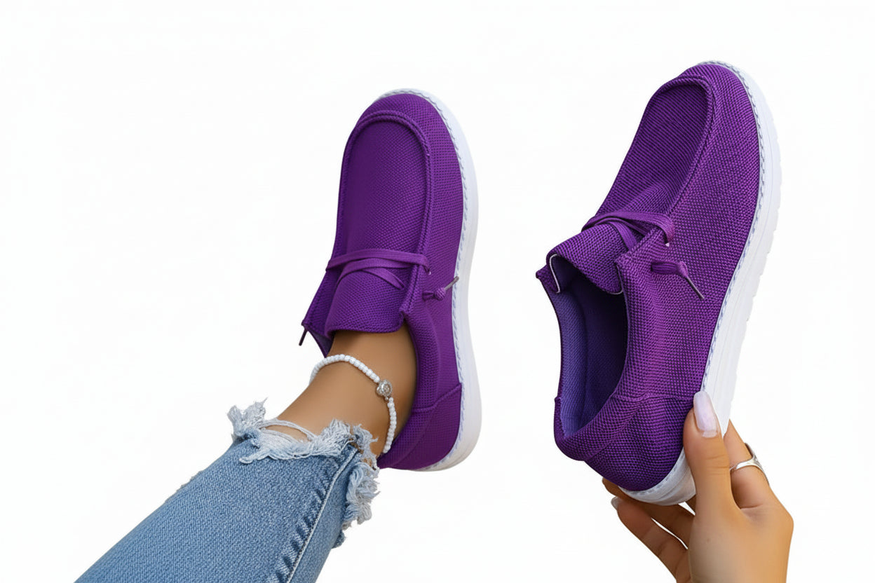 Mocassins Femme Respirants À Enfiler-Gigié