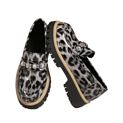 Mocassins Femme À Semelle Épaisse-Gigié