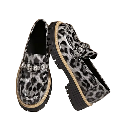 Mocassins Femme À Semelle Épaisse-Gigié