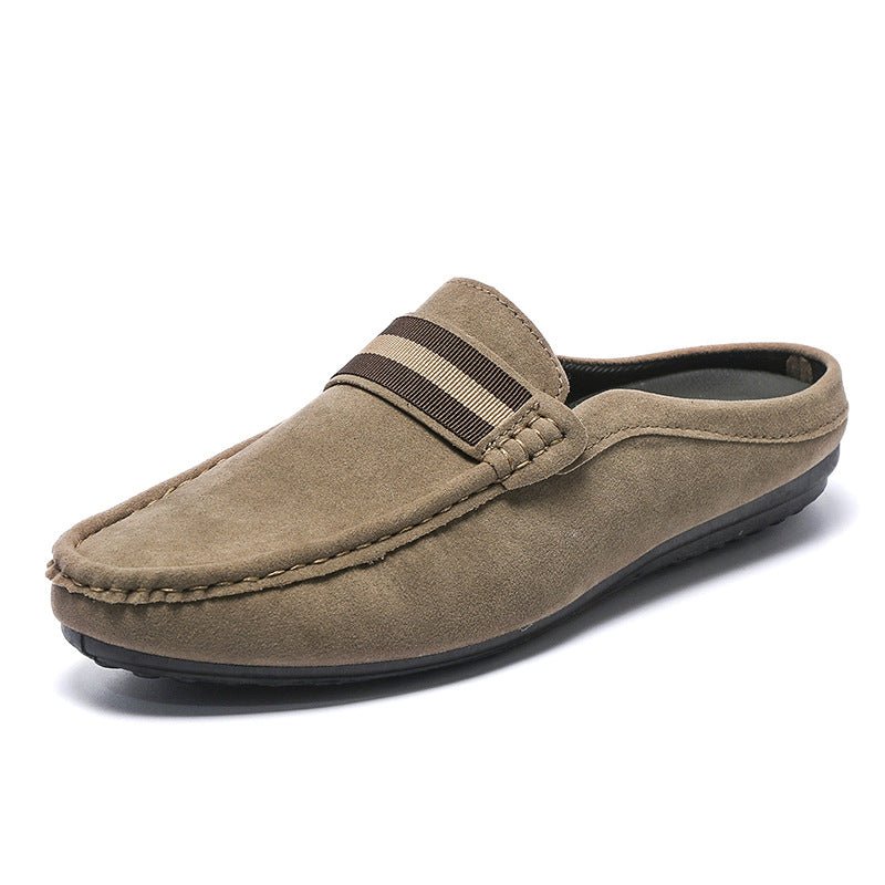 Mocassins sans dos en daim pour homme 2