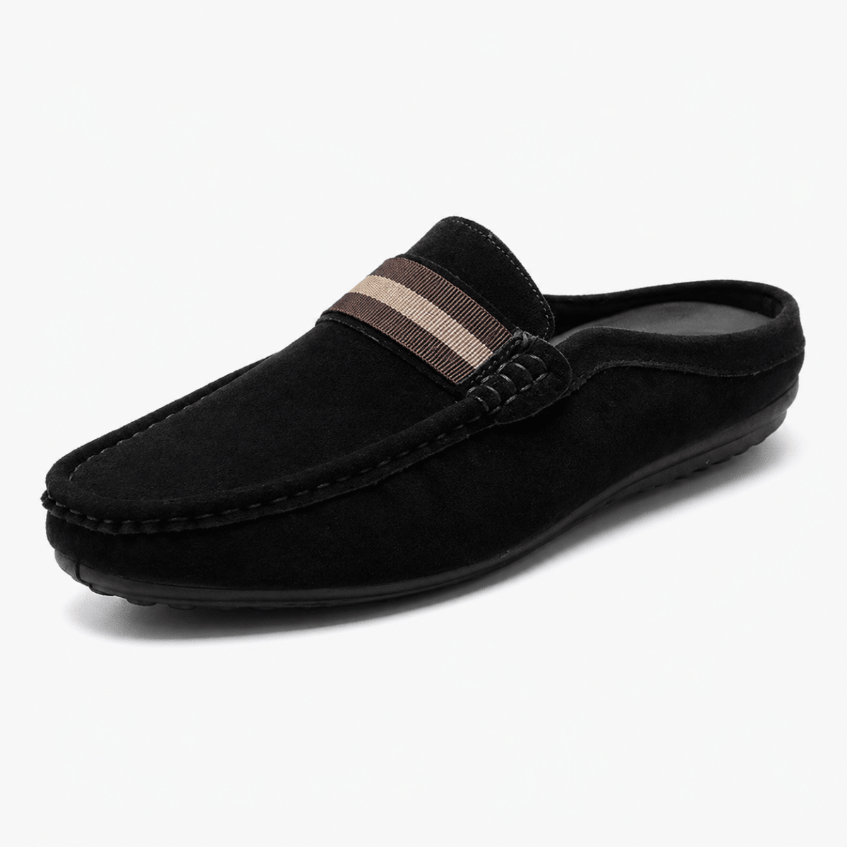 Mocassins sans dos en daim pour homme 3