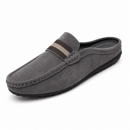 Mocassins sans dos en daim pour homme 5