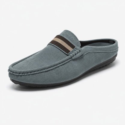 Mocassins sans dos en daim pour homme 6