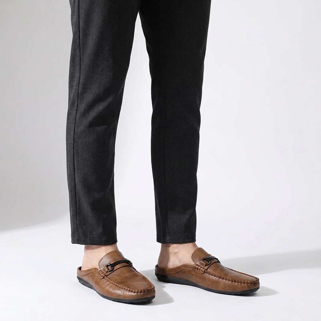 Mules pour homme avec détail mors en métal 5