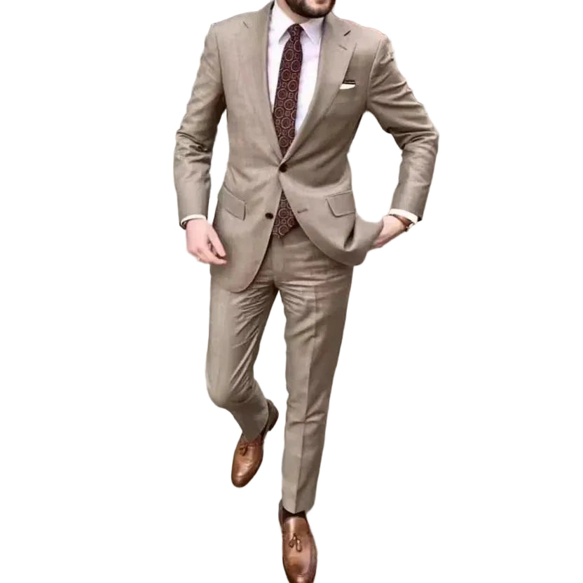 Costume Homme deux pièces avec fermeture à boutons