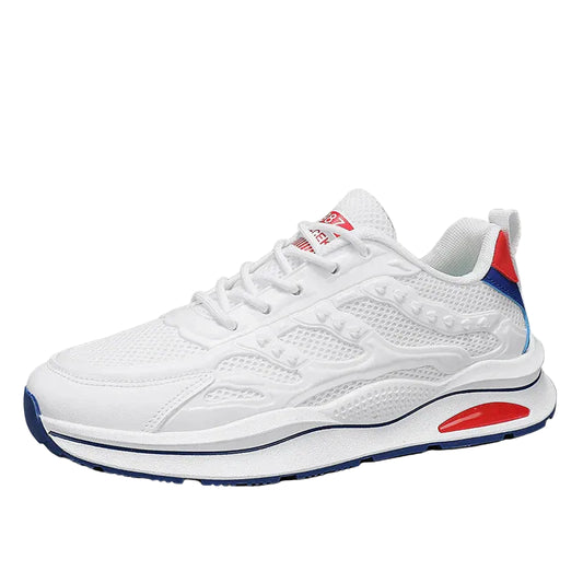 Baskets de sport à lacets pour hommes avec tige multicouche