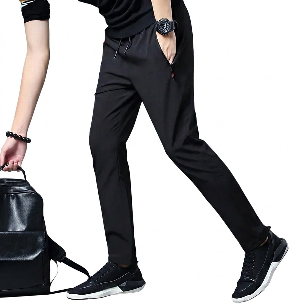 Pantalon Jogger Slim Fit pour Homme avec Poches Zippées 5