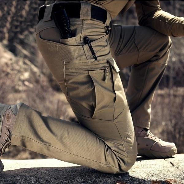 Pantalon cargo tactique pour homme avec poches zippées 2