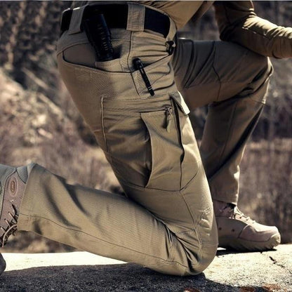 Pantalon cargo tactique pour homme avec poches zippées 2