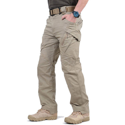 Pantalon cargo tactique pour homme avec poches zippées 3
