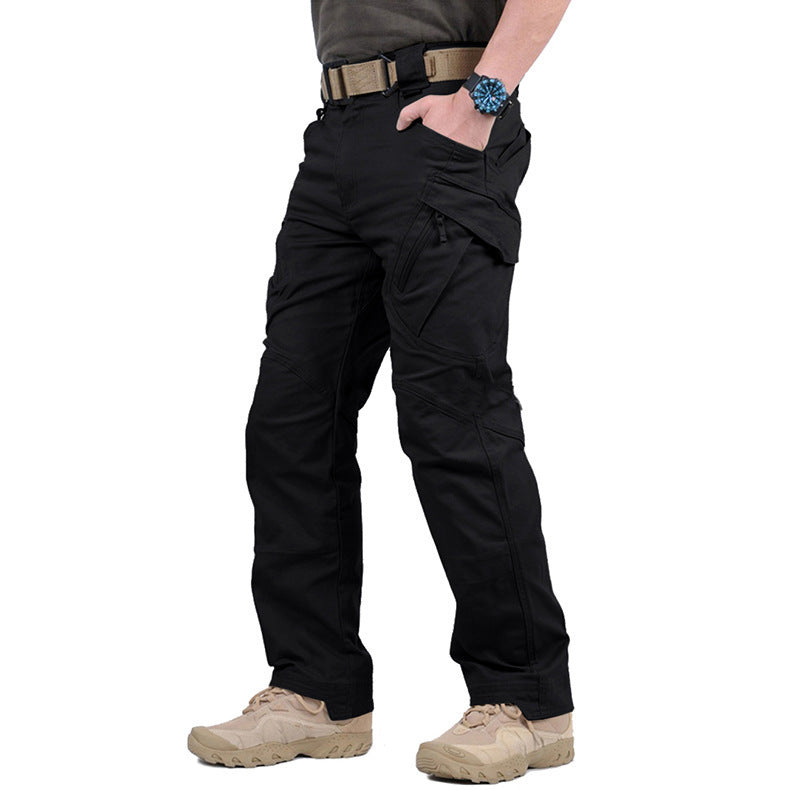 Pantalon cargo tactique pour homme avec poches zippées 5