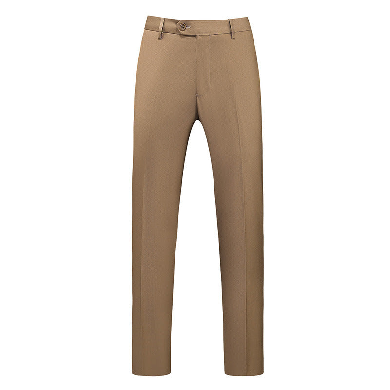 Pantalon coupe slim pour homme avec pli central 12