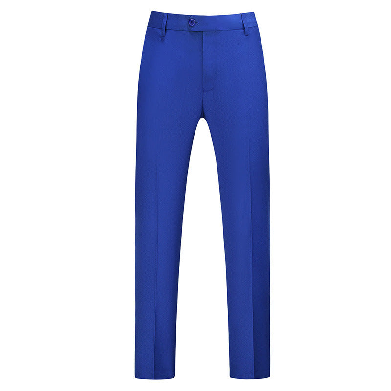 Pantalon coupe slim pour homme avec pli central 15