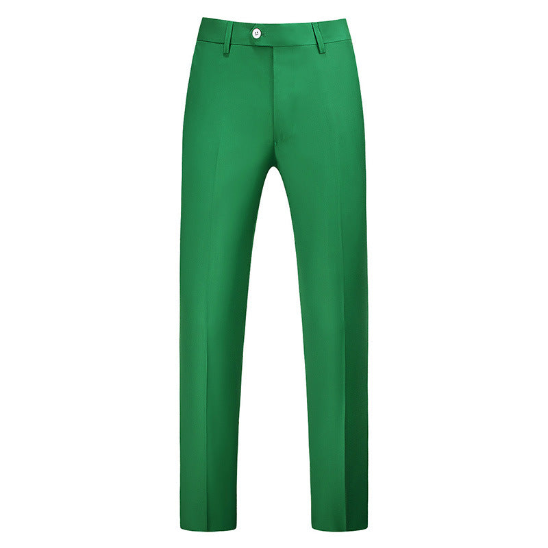 Pantalon coupe slim pour homme avec pli central 16