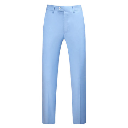 Pantalon coupe slim pour homme avec pli central 18