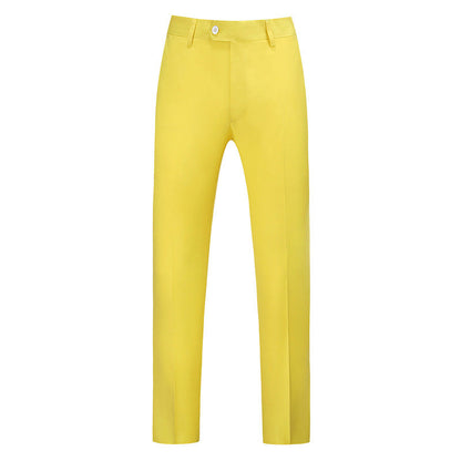 Pantalon coupe slim pour homme avec pli central 19