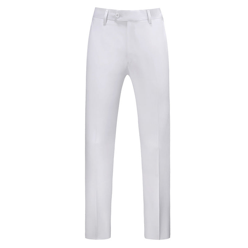 Pantalon coupe slim pour homme avec pli central 20