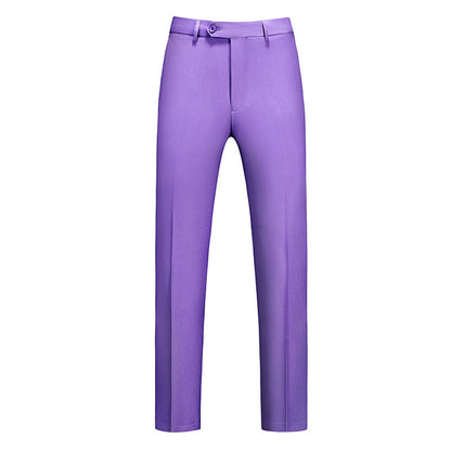 Pantalon coupe slim pour homme avec pli central 4