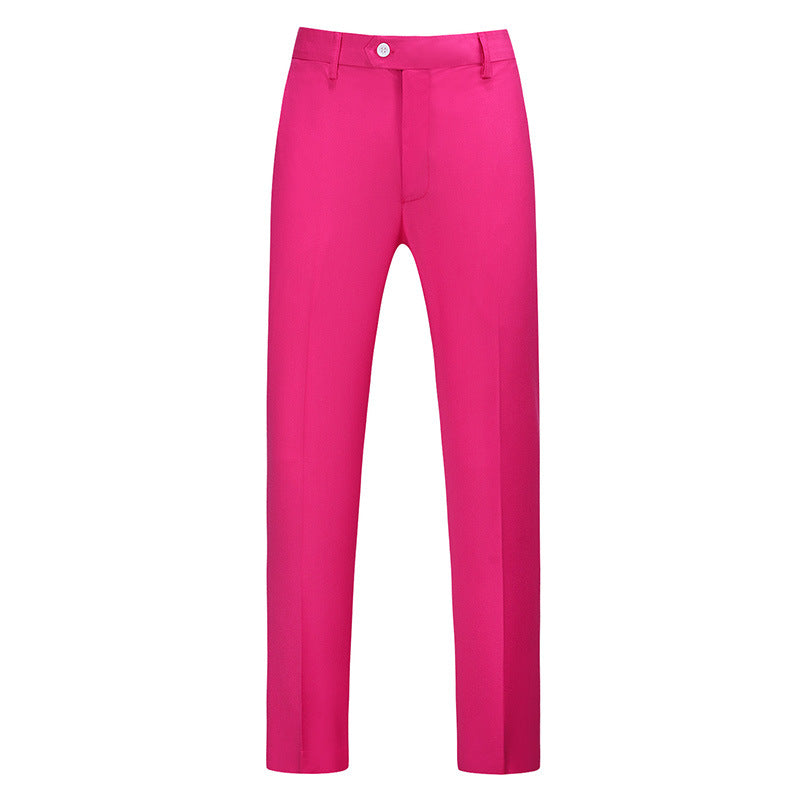 Pantalon coupe slim pour homme avec pli central 8