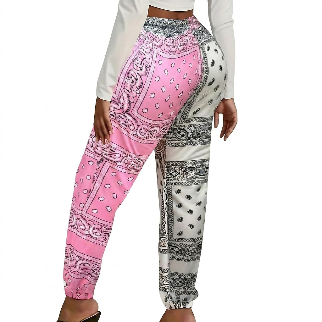 Pantalon de jogging pour femme à motif cachemire 2