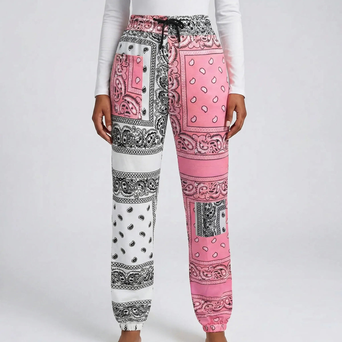 Pantalon de jogging pour femme à motif cachemire 3