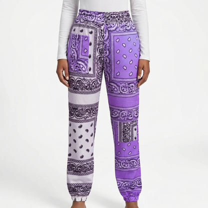 Pantalon de jogging pour femme à motif cachemire 4