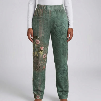 Pantalon de jogging pour femme à motif cachemire 5