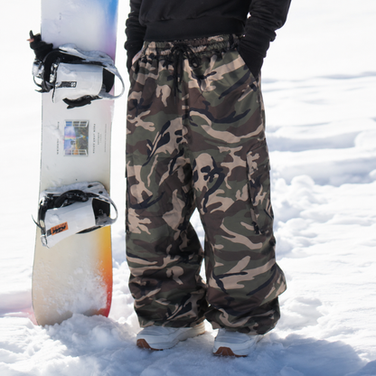 Pantalon de snowboard cargo camouflage pour homme 3