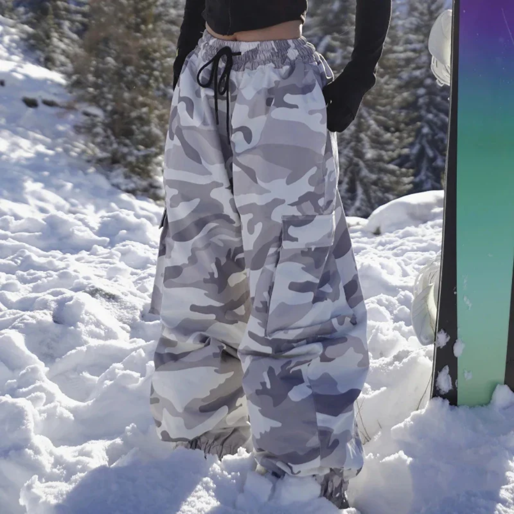 Pantalon de snowboard cargo camouflage pour homme 6