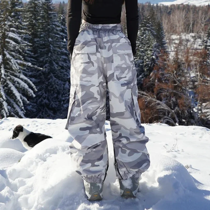 Pantalon de snowboard cargo camouflage pour homme 7