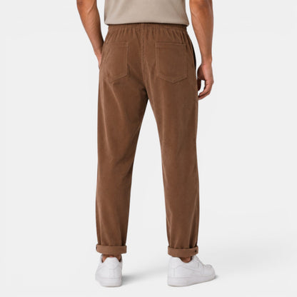 Pantalon droit en velours côtelé pour homme 6