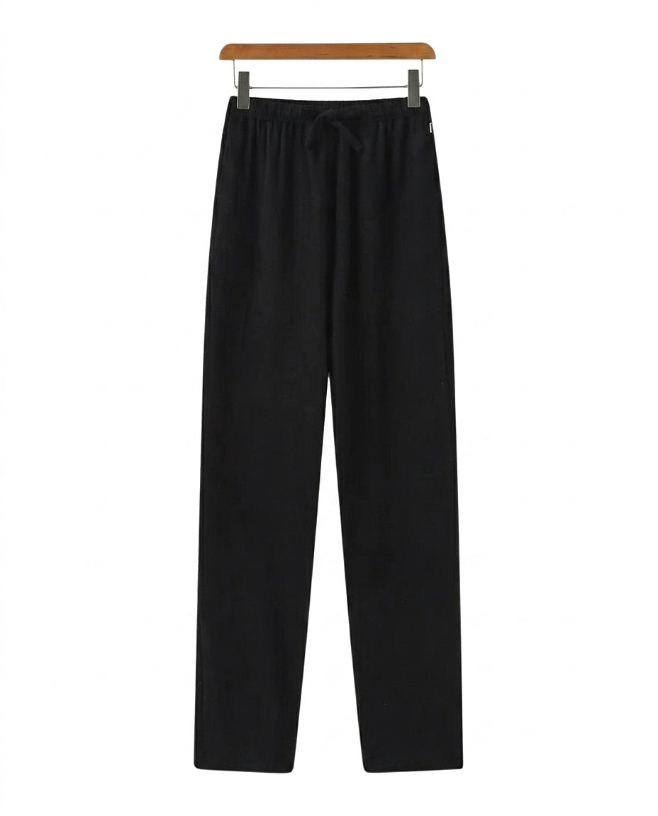 Pantalon droit pour homme avec taille à cordon 3
