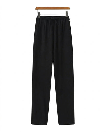 Pantalon droit pour homme avec taille à cordon 3