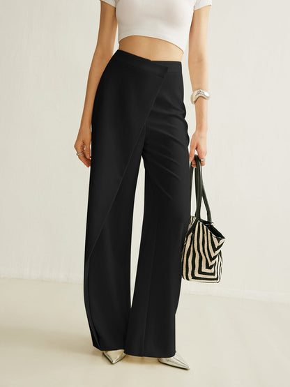 Pantalon large asymétrique pour femme 3