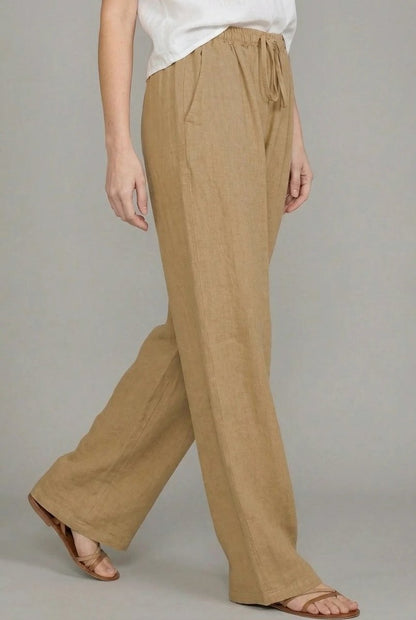 Pantalon large pour femme avec cordon de serrage 6