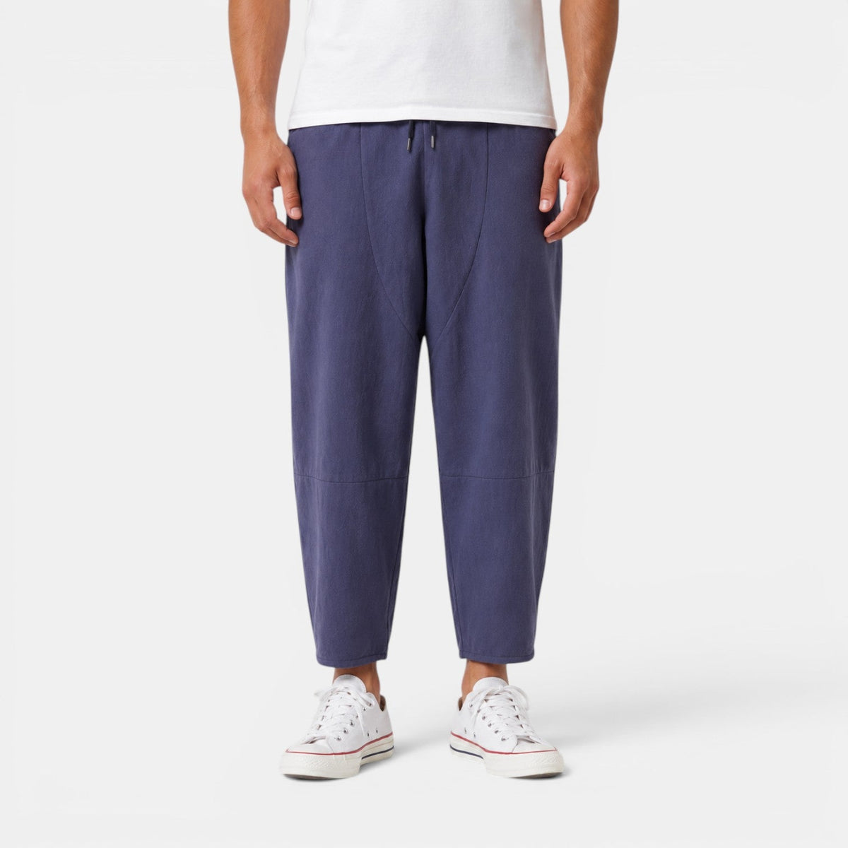 Pantalon sarouel pour homme avec taille à cordon 4