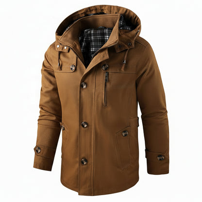 Parka Homme Imperméable À Capuche-Gigié
