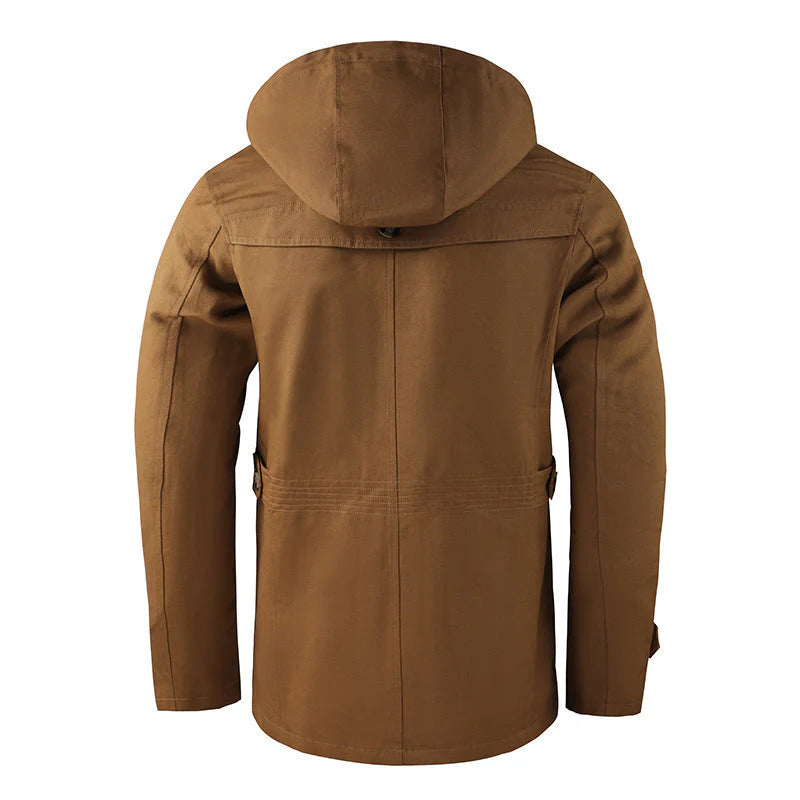 Parka Homme Imperméable À Capuche-Gigié