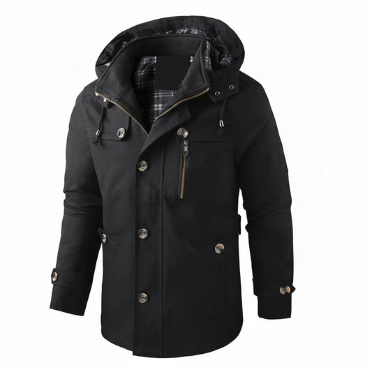 Parka Homme Imperméable À Capuche-Gigié