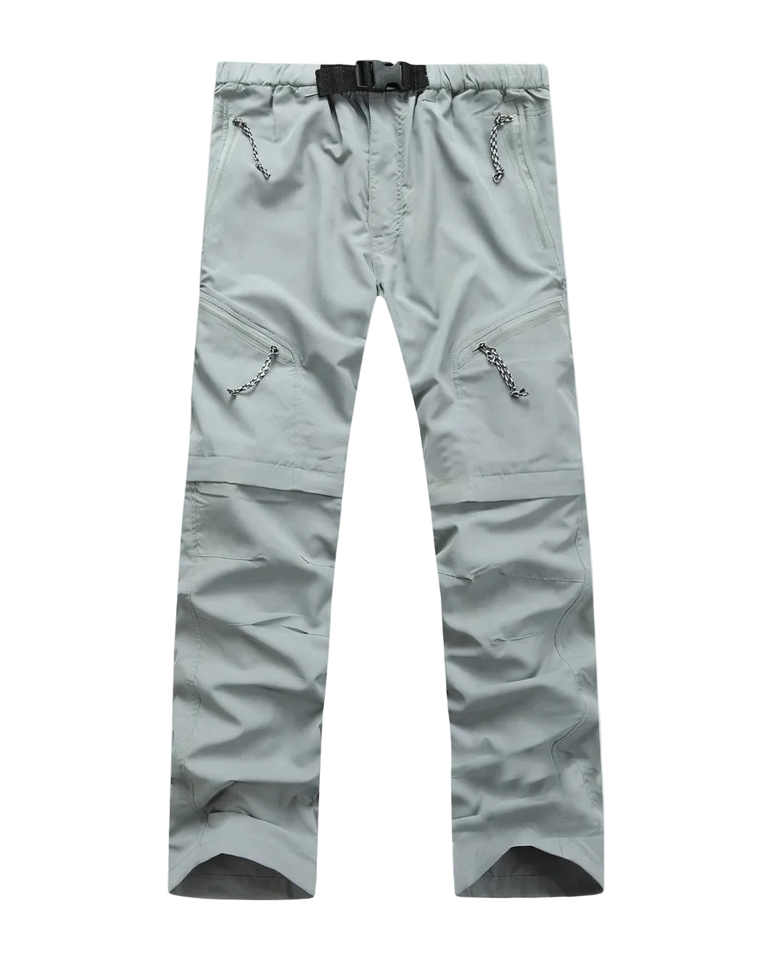 Pantalon Cargo Homme avec Poches Zippées et Taille Réglable
