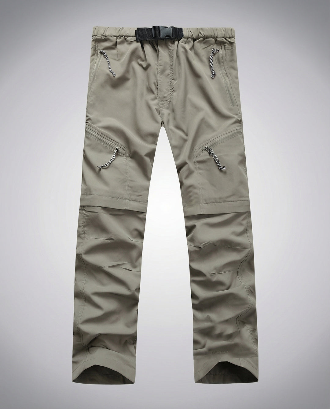 Pantalon Cargo Homme avec Poches Zippées et Taille Réglable