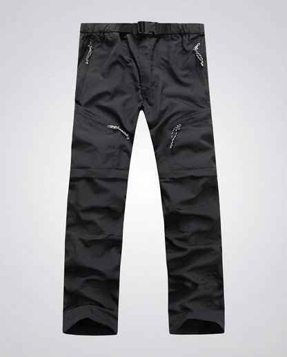 Pantalon Cargo Homme avec Poches Zippées et Taille Réglable