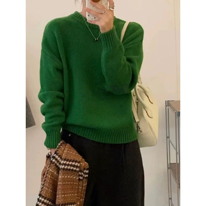 Pull Femme Oversize Col Rond-Gigié