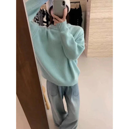 Pull Femme Oversize Col Rond-Gigié